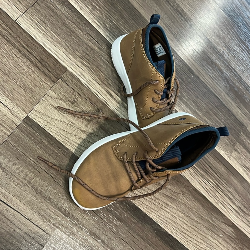 Sperry boots- size one, boys